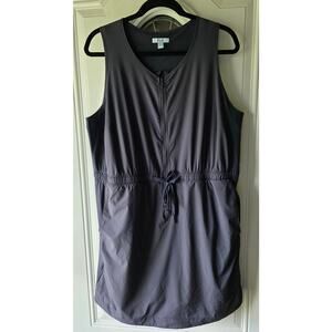 FLX Sport Dress Romper Skort Gray Sleveless Women Size XL